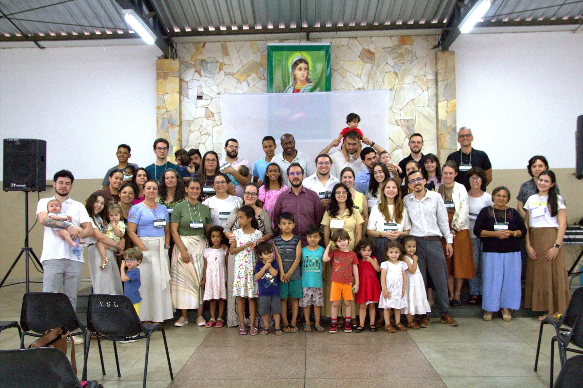 Comunidade do Colégio São Luís Ibaraki reunida